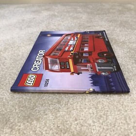 Lego Creator 10258 London Bus Building Toy Instructions Manual Book Sticker