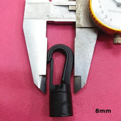 40 un. ganchos de extremo de cable de choque de conexión de ajuste rápido para cuerda elástica bungee de 8 mm - Imagen 4 de 8