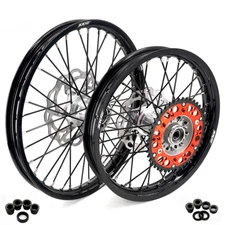 KKE 21/19 Cast Wheels Rims Set Fit KTM EXC XC SXF SX XCF MXC 125-380CC 2000-2002