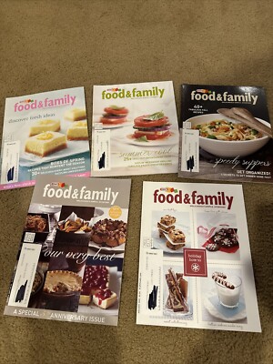 Kraft Food & Family (Lot of 5) Spring & Summer Recipe Magazines 2007