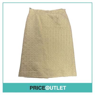 Simone Rocha - Gold Floral Skirt - Size 10 - BRAND NEW WITH TAGS