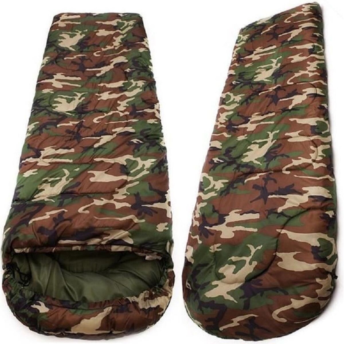Sac De Couchage Momie Camouflage M05 - Rembourrage 2 Couches - Neuf - Pour Camping, Armée, Outdoor
