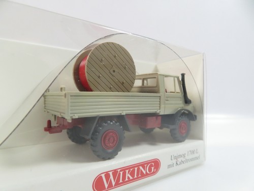 1:87 Wiking 03750128 Unimog 1700 L mit Kabeltrommel W14 - Bild 3 von 3