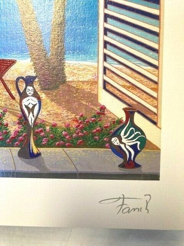 Fanch Ledon art print, "Volets Caraibes", seragraph, not numbered, seascape - Picture 2 of 5