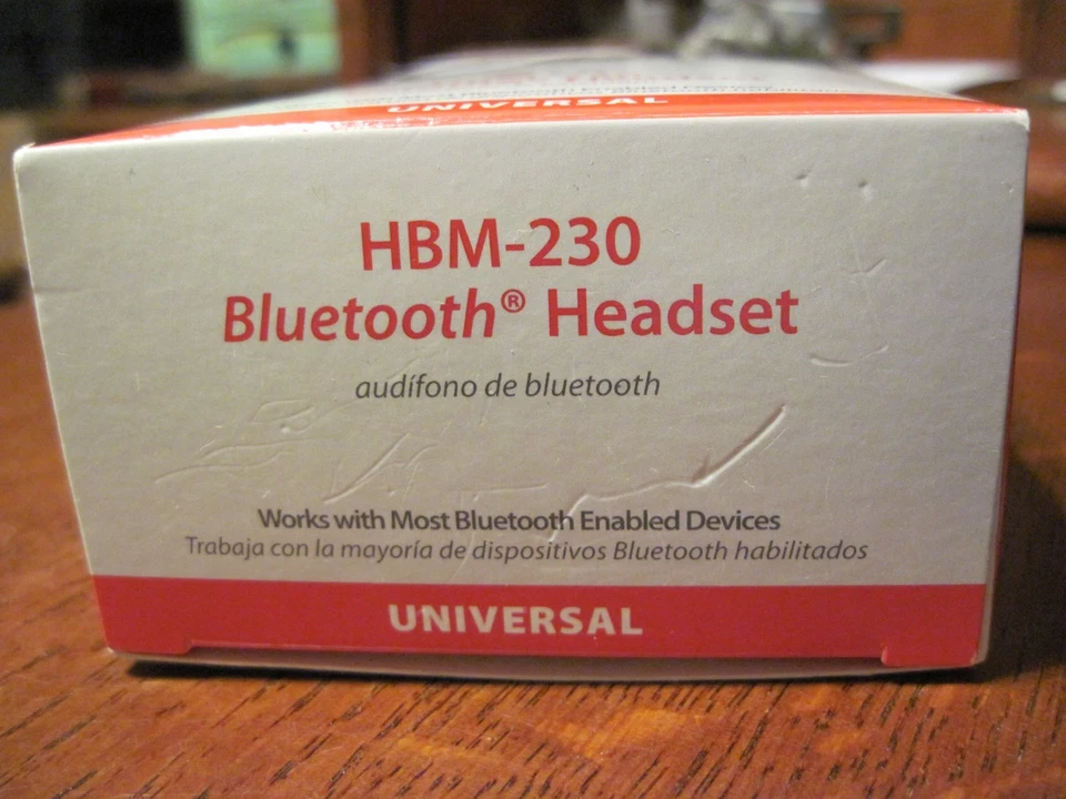 LG HBM-230 Black Ear Hook Headset Universal Bluetooth NEW in SEALED BOX - Image 3 of 4