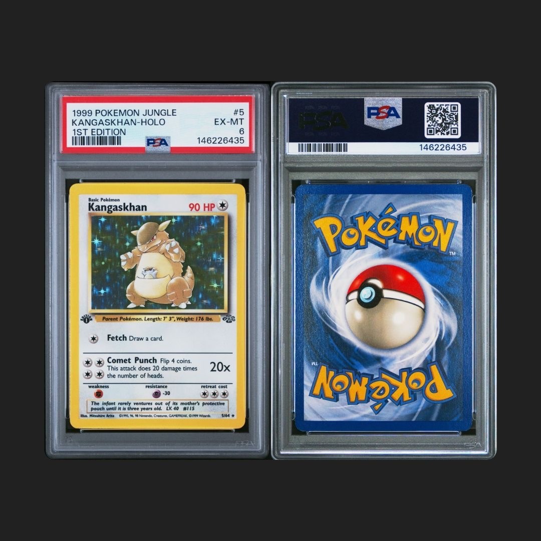 holographic kangaskhan pokemon card value Kangaskhan 05/64 Jungle Holo