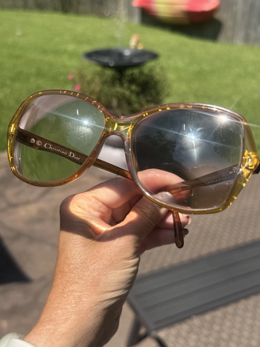 Dior Orange Original Vintage Sunglasses for sale | eBay