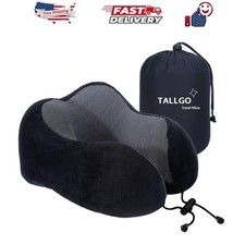Travel Pillow, Best Memory Foam Neck Pillow Head Support Soft Pillow for Slee...