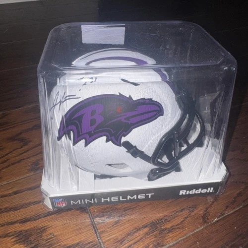 Jamal Lewis autographed mini helmet Ravens #31