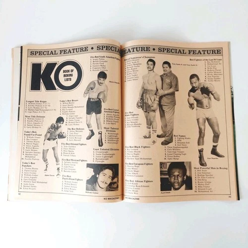 KO MAGAZINE MICHAEL SPINKS COVER Matthew Saad Mohammed Poster Dec 1981 | VGC  - 画像12/13