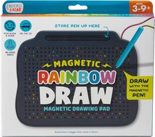 Magnetic Rainbow Drawing Pad Small to Medium, Multicolor