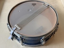 Vintage Stewart Blue Sparkle Snare Drum with REMO Drumhead - USED & SOLD AS IS