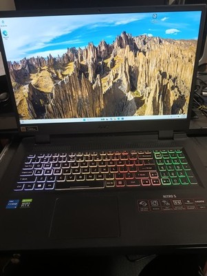 Acer Nitro 5 (95% Battery, 144HZ, i5-12500H, RTX 3050, 16gb RAM, 512gb SSD, RGB)
