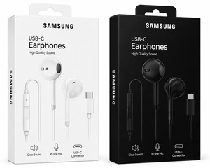 Samsung Galaxy Type C Earphone * 2 câblé S23 Ultra S24 USB C Ecouteurs d'écouteurs
