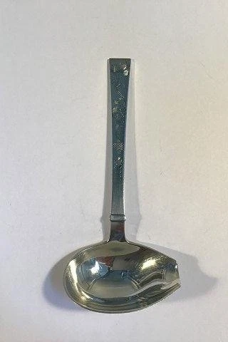 Hans Hansen Arvesolv No. 12 w. decoration Sterling Silver Sauce Ladle