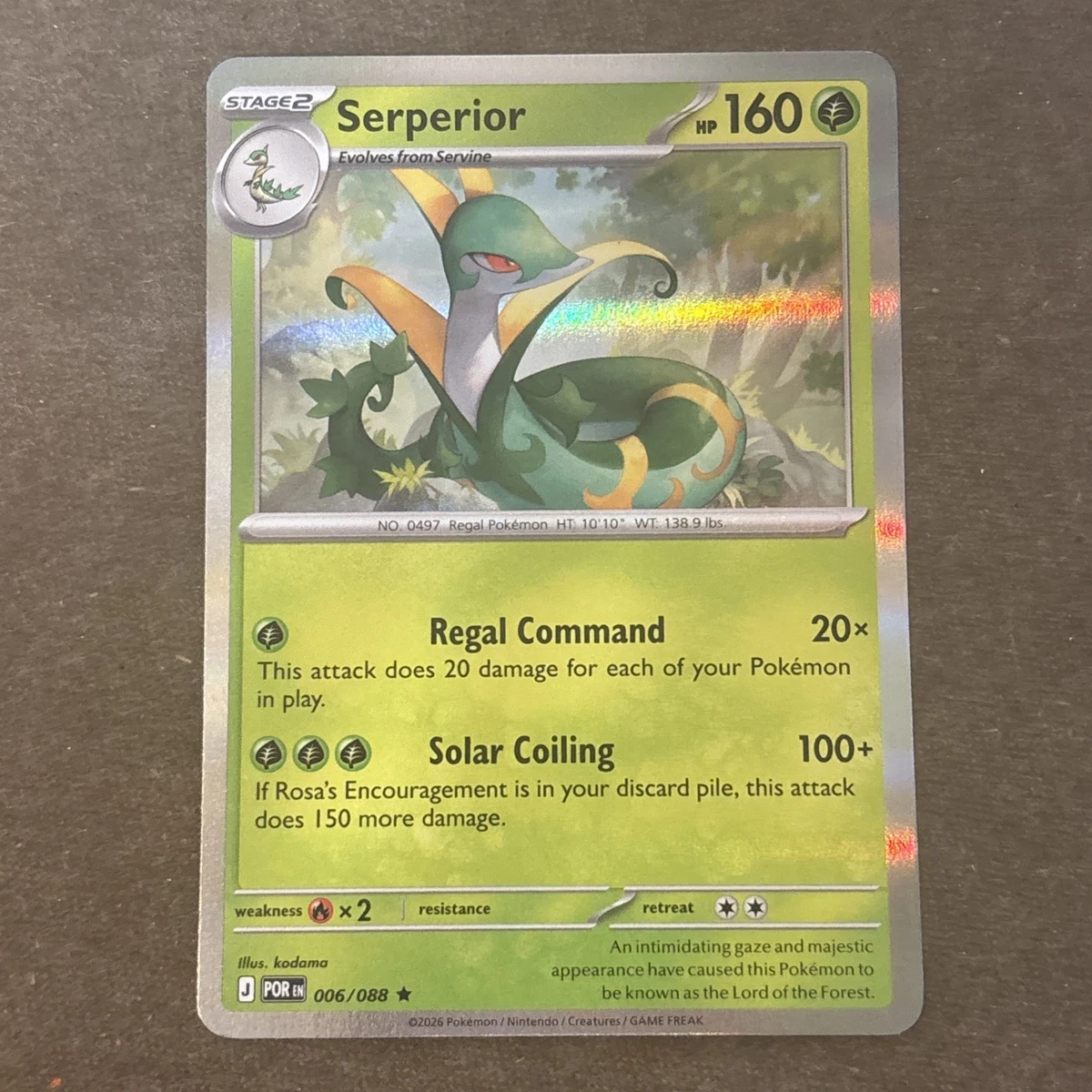 Serperior Pokmon TCG Cards for sale | eBay