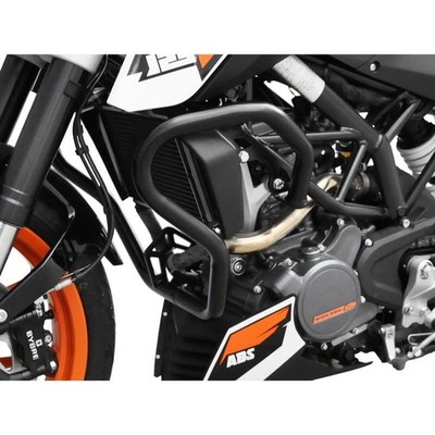 Motorschirm Röhrenförmig Schwarz [ IBEX ] KTM Duke 390 (2013-2016)