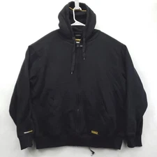 DeWalt Heated Hoodie Mens 2XL Black Li-Ion 20V Work Jacket Sweatshirt NO BATTERY