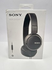 Sony MDR-ZX110 ZX Series Wired On-Ear Headphones 30mm Drivers Black