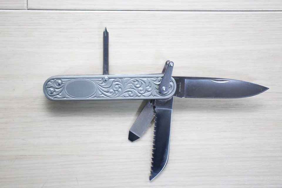 Al Mar Tool Mate Multi Tool Valade Cast Handle No Pliers Japan 3" Blade E44 - Image 2 of 4