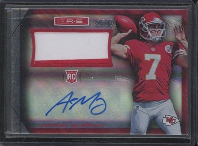 2014 Panini Rookies & Stars AARON MURRAY RPA RC Auto Patch /32 Team Logo BIN77
