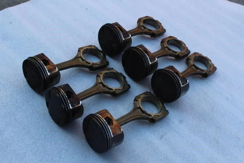 1996 1997 1998 LEXUS ES300 MOTOR ENGINE PISTON ROD ARMS 6 PIECES 1MZ-FE Foto 2 de 4