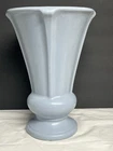 Haeger Pottery Light Blue 12” Ceramic Flower Vase 376-29 2001 New With Sticker