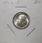 1952-S Roosevelt Dime Gem BU