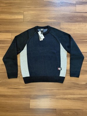 NWT Adidas Shmoofoil Fully Fashioned Crewneck Sweater Acrylic Unisex Size Medium