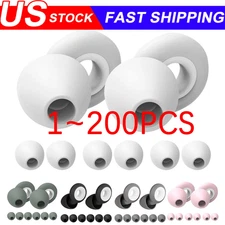 Reusable Silicone Ear Plugs Noise Cancelling Earplugs Protector Study Sleep Swim