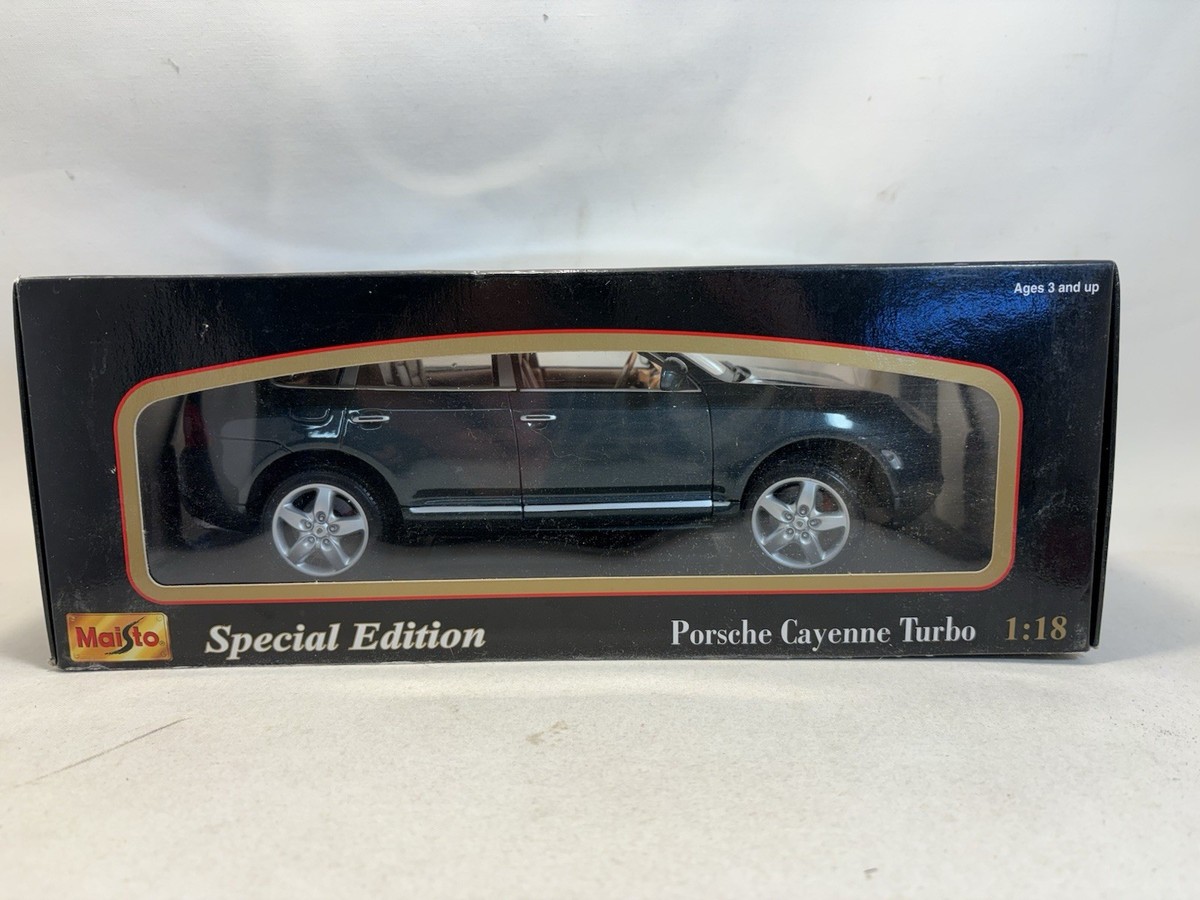 Porsche Cayenne Turbo SUV Metallic Blue Maisto Special Edition