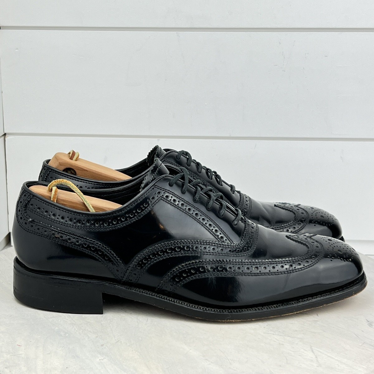 Florsheim Lexington Wingtip Black Oxford Dress Shoes 17066 