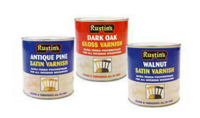 Rustins Polyurethan Klarlack in glänzender Oberfläche 250ml/500ml/750ml