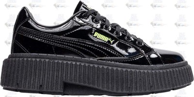 WMNS Puma Dinara Gloss Creeper Platform Patent Black 39323201 Shoe Sneaker