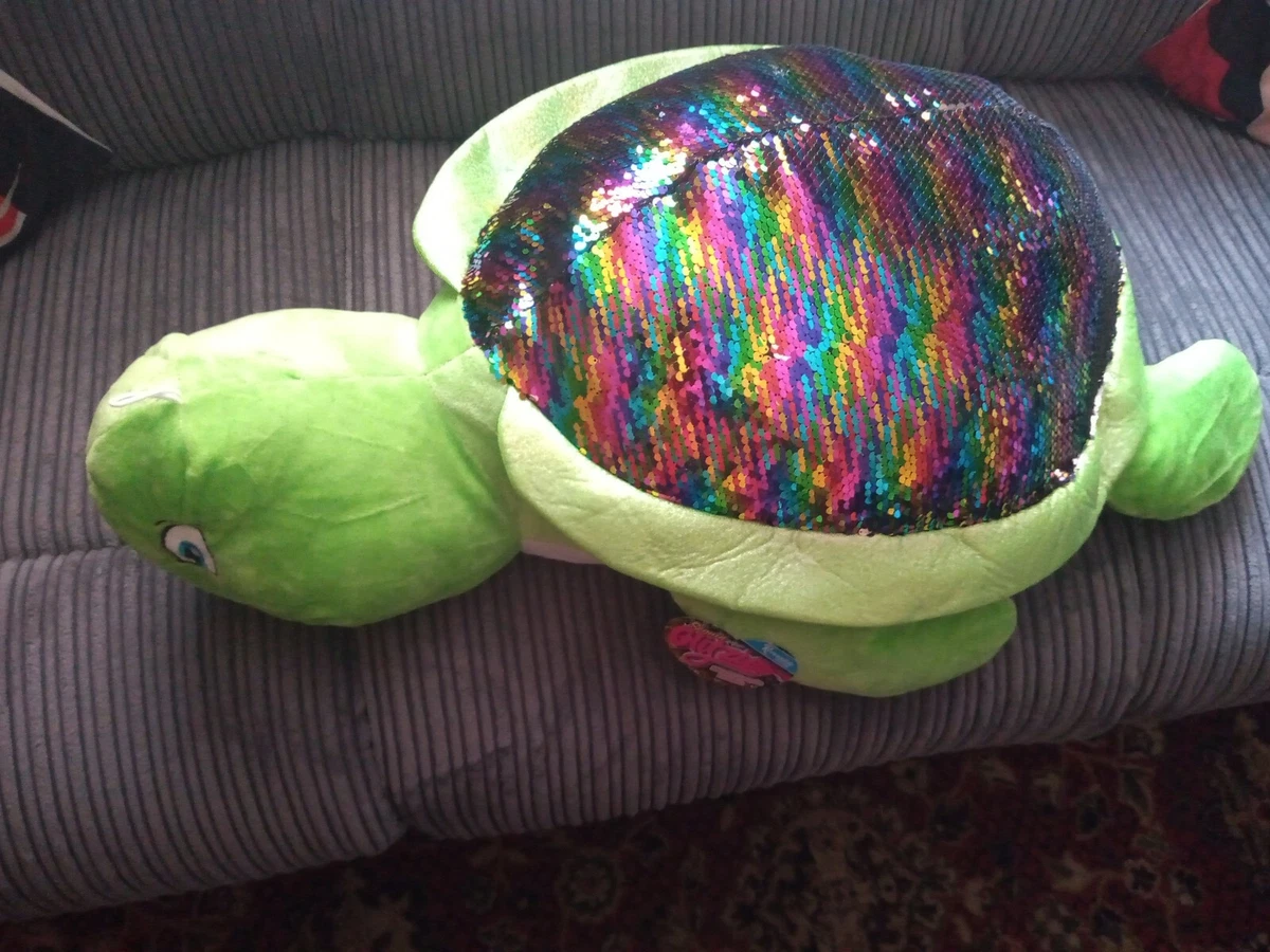 Large Sequin Glitzies Green Turtle 70cm New With Tags eBay