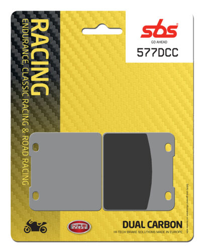 Pastillas de freno SBS 577DCC Road Racing Classic Dual Carbon - Imagen 1 de 2