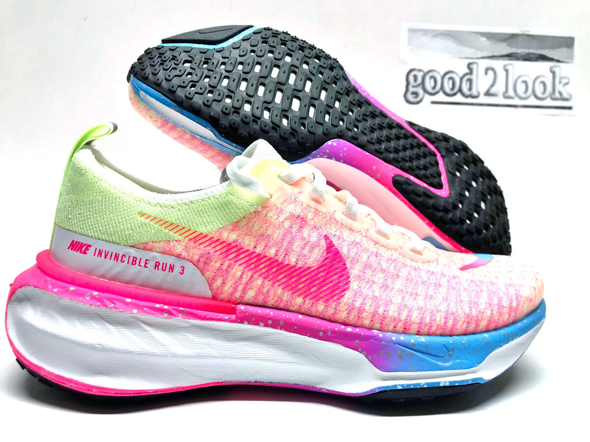 NIKE ZOOMX INVINCIBLE RUN FLYKNIT 3 BARELY VOLT/PINK SIZE NIKE ZOOMX INVINCIBLE RUN FLYKNIT 3 BARELY VOLT/PINK SIZE