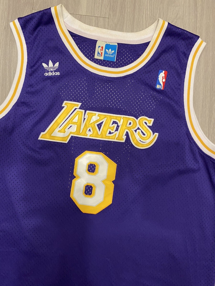 Vintage Y2k Adidas Kobe Bryant Lakers NBA Basketball Jersey #8