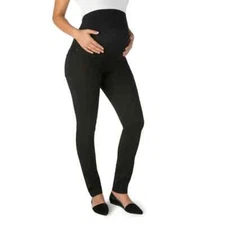 Signature L129501 Black Gold Label Maternity Skinny Jeans Size S