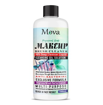 MAKE-UP PINSEL SCHNELLTROCKENREINIGER / STERILISIERENDE FLÜSSIGKEIT 500ML UK SCHNELLER VERKÄUFER