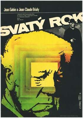 L'ANNÉE SAINTE - YEAR HOLY Original Czech A3 Movie Poster 1976 JEAN GABIN