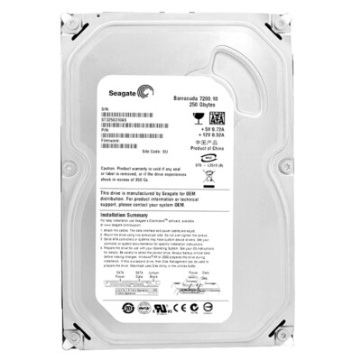 Festplatte Seagate ST3250310AS 250GB 8Mb Cache 7200Rpm Sata II 3,5'' Zoll