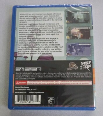NOVA-111 SONY PLAYSTATION VITA (PSVITA) USA (NEUF - Trader Games