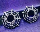  Sexy Non-Piercing Silver Nipple Rings Shield Punk Style 1 Pair Adjustable