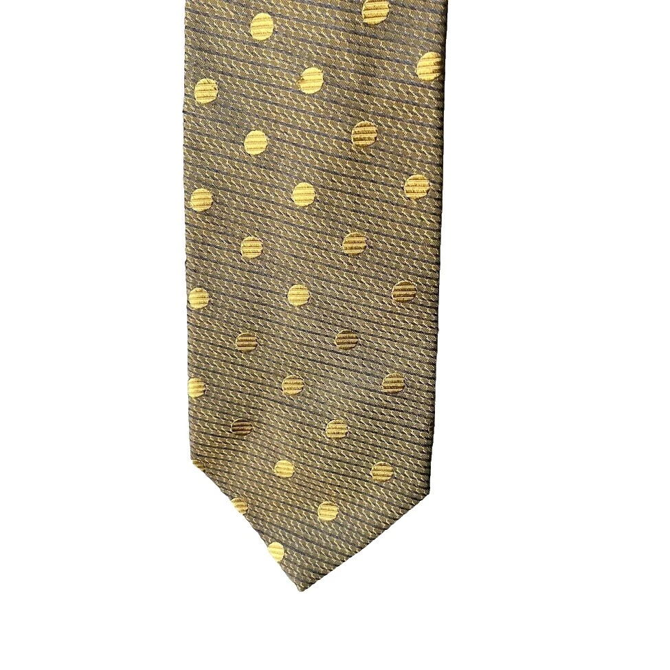 Robert Talbott 圆点褐色男士领带