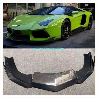 Carbon Fiber Front Bumper Diffuser Lip For Lamborghini Aventador LP700 RZ Style