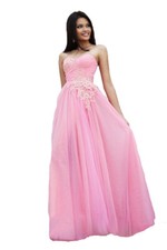 Sherri Hill Prom Dress Formal Evening Gown 11114, Aqua/Blush 0,2,8, Pink/Peach 2