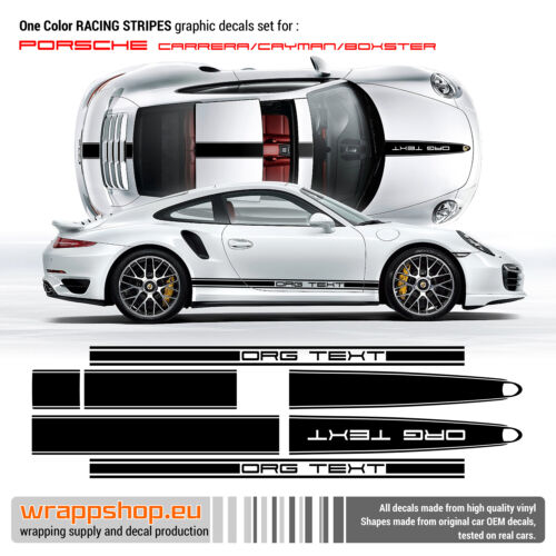 Racing Stripes kit in one color for Carrera Cayman Boxster - Zdjęcie 1 z 23
