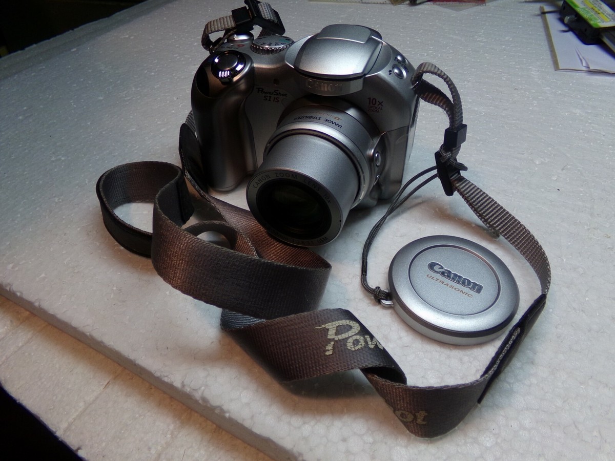 Canon PC 1058 Power Shot S1 IS Digital Camera 10X Zoom For Parts