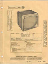 1956 SAMS PHOTOFACT CBS COLUMBIA TV 18 MODELS CHASSIS: 2001, 2, 3 {FREE SHIP}